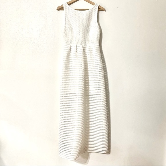 Leifsdottir Anthropology Long White Dress Women’s Size 6 - Picture 3 of 14